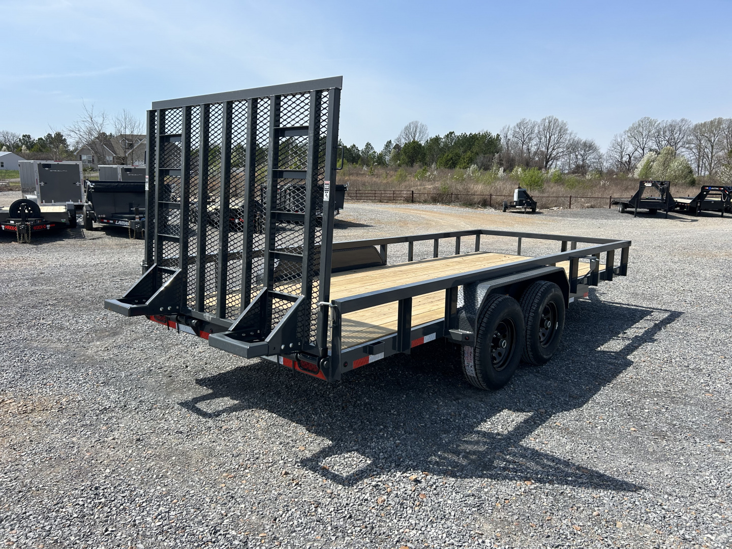New 2026 Lamar 83"x18' 10k Utility Trailer