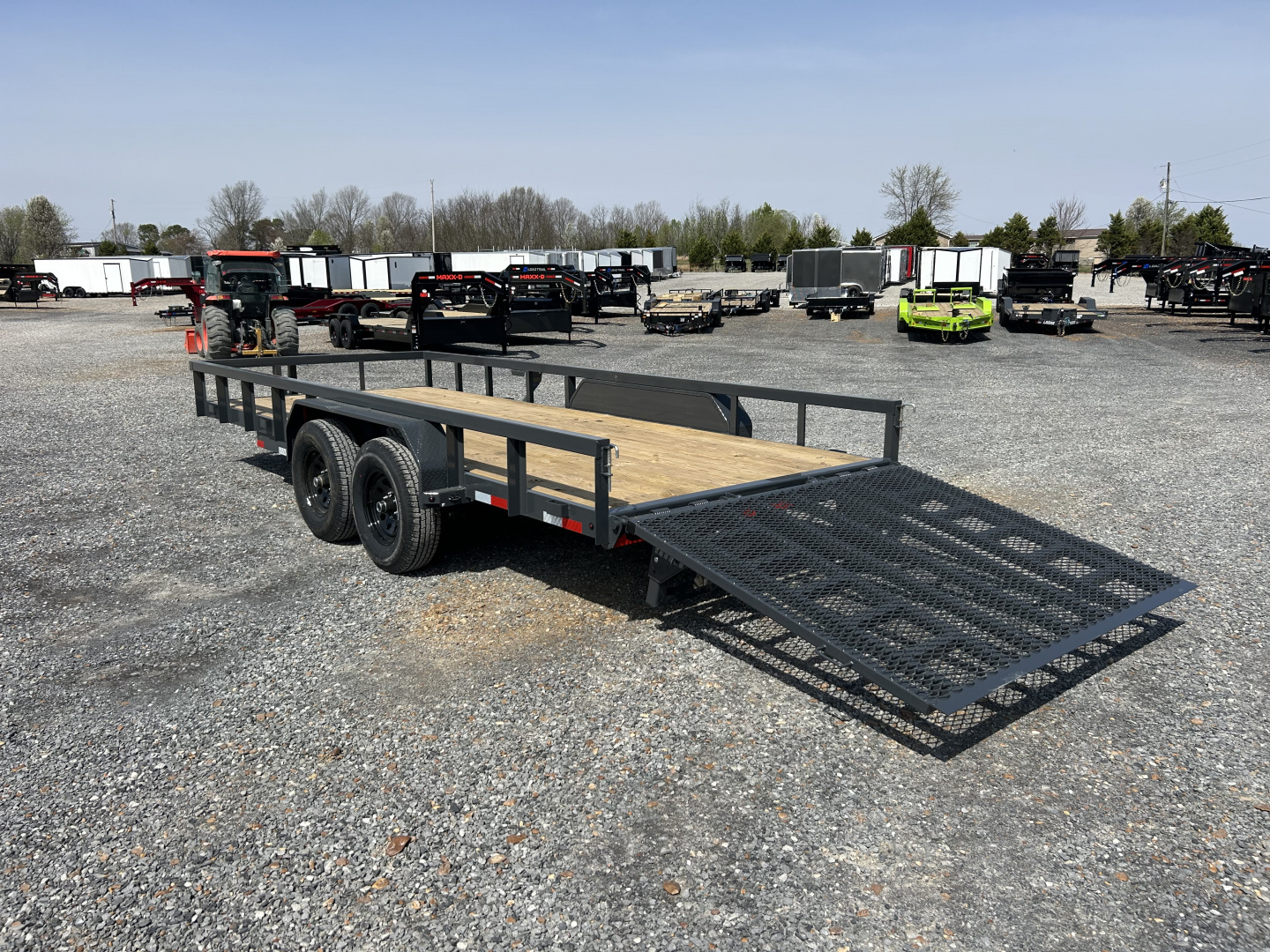 New 2026 Lamar 83"x18' 10k Utility Trailer