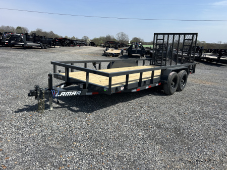 New 2026 Lamar 83 x18' 10k Utility Trailer