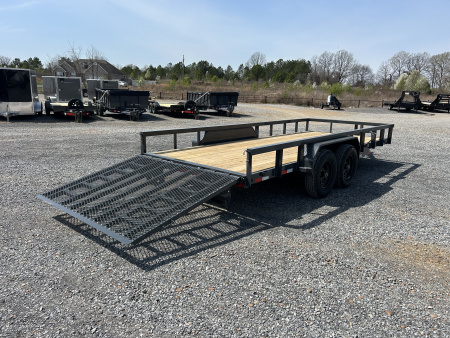 New 2026 Lamar 83"x18' 10k Utility Trailer
