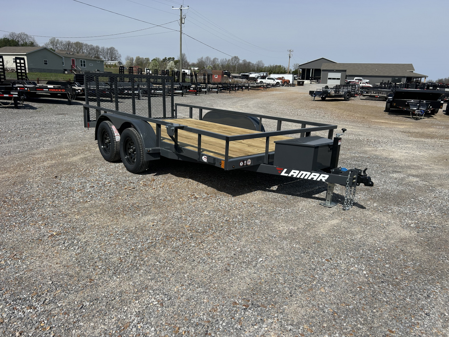 New 2026 Lamar Utility Trailer | 83" x 14' | 7K GVWR