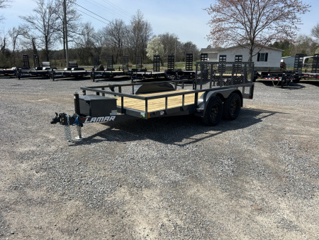 New 2026 Lamar Utility Trailer | 83" x 14' | 7K GVWR