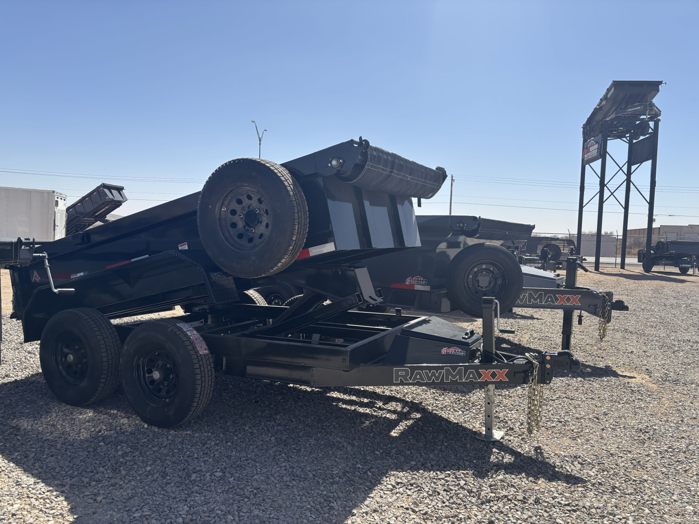 New 2026 RawMaxx SDX 5X10 TANDEM AXLE 10K DUMP TRAILER Dump Trailer