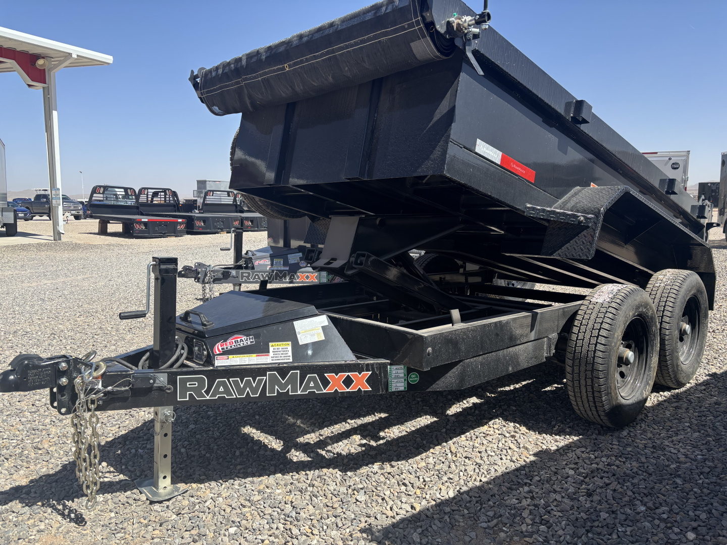 New 2026 RawMaxx SDX 5X10 TANDEM AXLE 10K DUMP TRAILER Dump Trailer