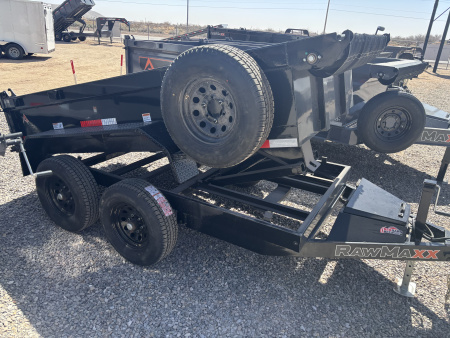 New 2026 RawMaxx SDX 5X10 TANDEM AXLE 10K DUMP TRAILER Dump Trailer