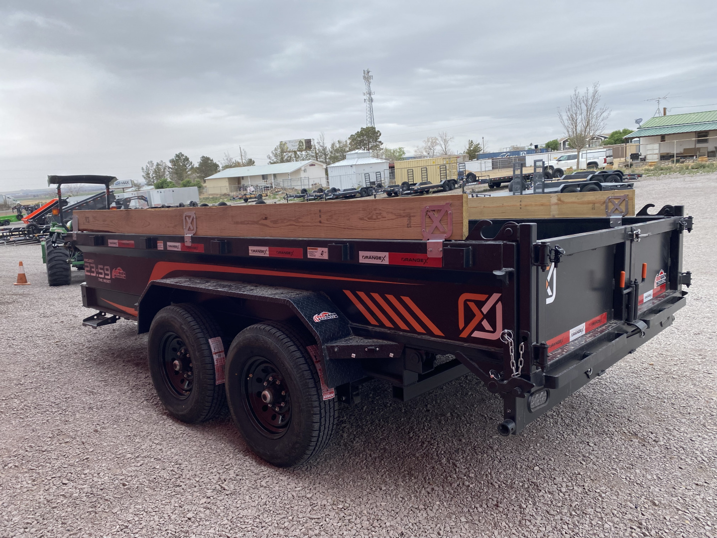 New 2026 ORANGE X CSD 83X14 DUMP TRAILER 14K Dump Trailer
