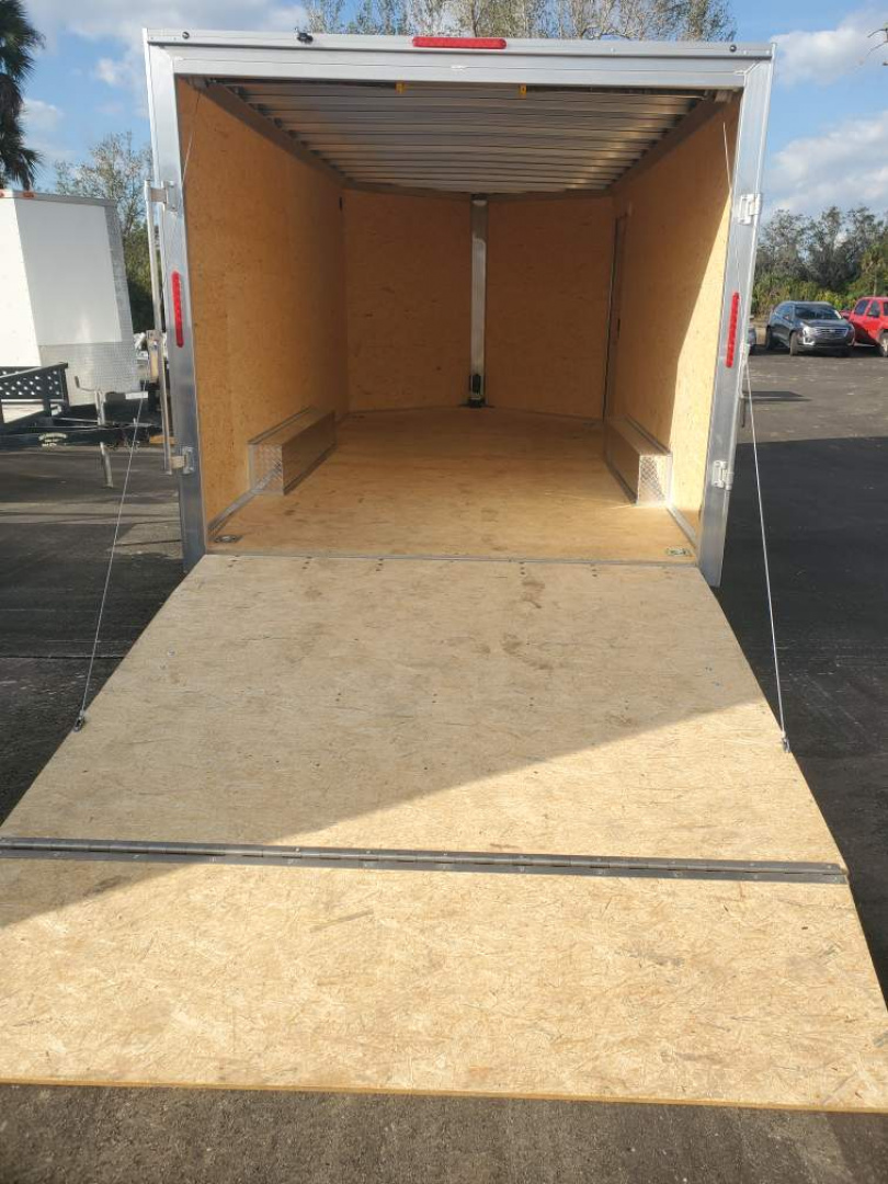 New 2026 ALCOM 8.5X16 XLT STEALTH ALUMINUM CAR HAULER Car / Racing Trailer ENCLOSED TRAILER WITH REAR RAMP DOOR, 6'10" INTERIOR HEIGHT, SCREWLESS EXTERIOR, 1 PIECE ALUMINUM ROOF, 4 D-RINGS