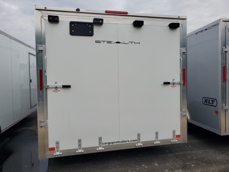 New 2026 ALCOM 8.5X16 TANDEM AXLE 7000 LB GVWR ALUMINUM CAR HAULER Car / Racing ENCLOSED CARGO Trailer WITH 6'10" INTERIOR HEIGHT, REAR RAMP DOOR, 1 PIECE ALUMINUM ROOF, 4 D-RINGS, SCREWLESS EXTERIROR
