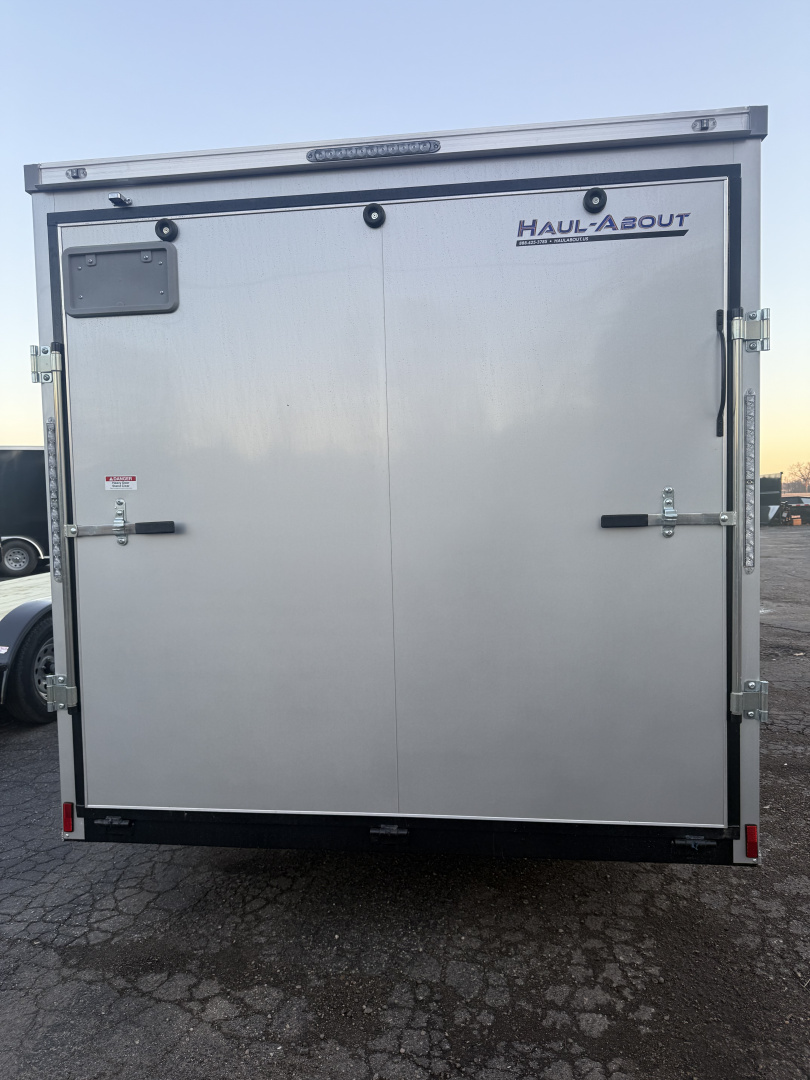 New 2026 Haul About Trailers 7X16 7K SILVER Cargo / Enclosed Trailer