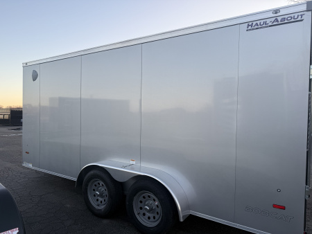 New 2026 Haul About Trailers 7X16 7K SILVER Cargo / Enclosed Trailer