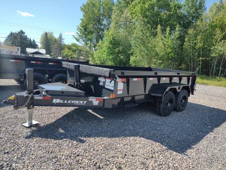 New 2026 Hillcrest Trailers 7'X14' HD 14K GVW Dump Trailer