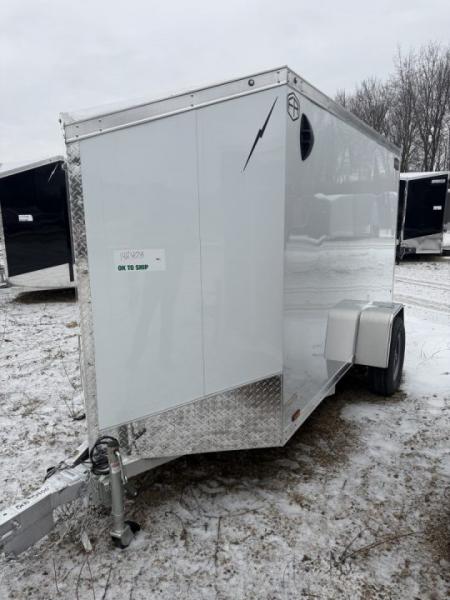 New 2026 Lightning Trailers 5X8 ALL ALUMINUM /W RAMP DOOR Cargo / Enclosed Trailer