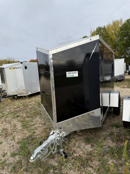 New 2026 Lightning Trailers 6X10 W/RAMP DOOR ALL ALUMINUM Cargo / Enclosed Trailer
