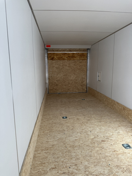 New 2026 Lightning Trailers 7X29 TWO TONE FULLY FINISHED INTERIOR 7' TALL Snowmobile Trailer