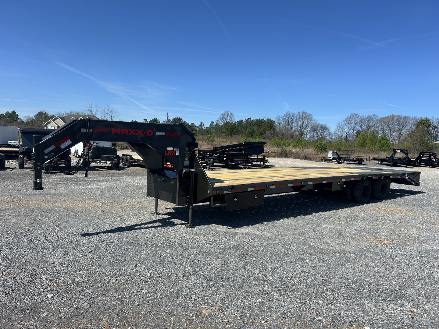 New 2026 MAXXD 102"X34' 40K *ENGINEERED FRAME* Gooseneck Flatbed Trailer