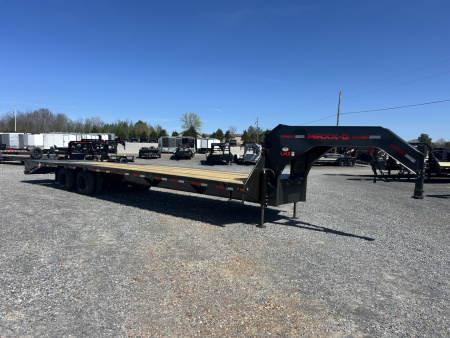 New 2026 MAXXD 102"X34' 40K *ENGINEERED FRAME* Gooseneck Flatbed Trailer