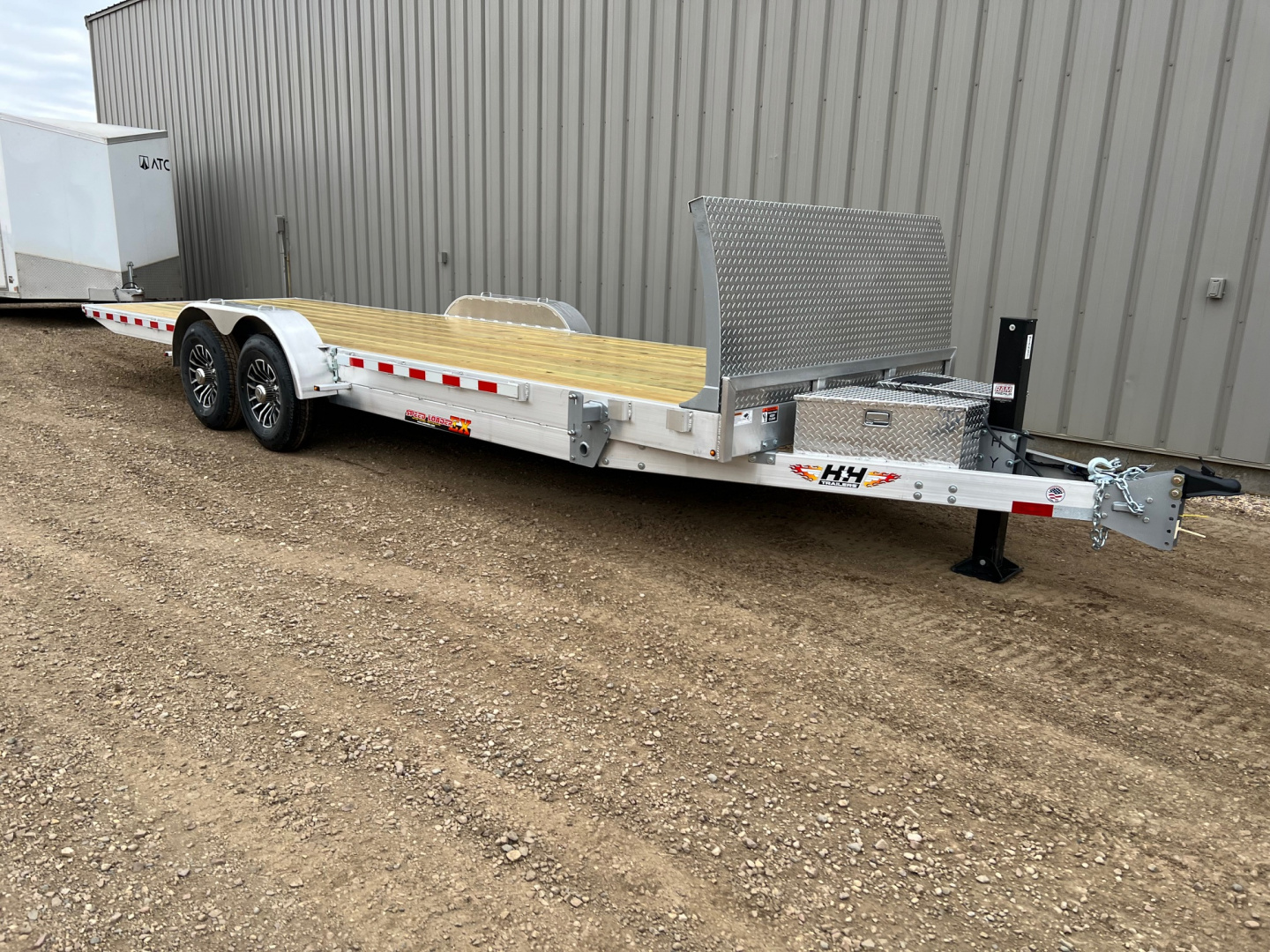 New 2026 H&H Trailers 24' Aluminum Speed Loader Tilt Trailer
