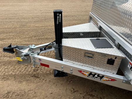 New 2026 H&H Trailers 24' Aluminum Speed Loader Tilt Trailer