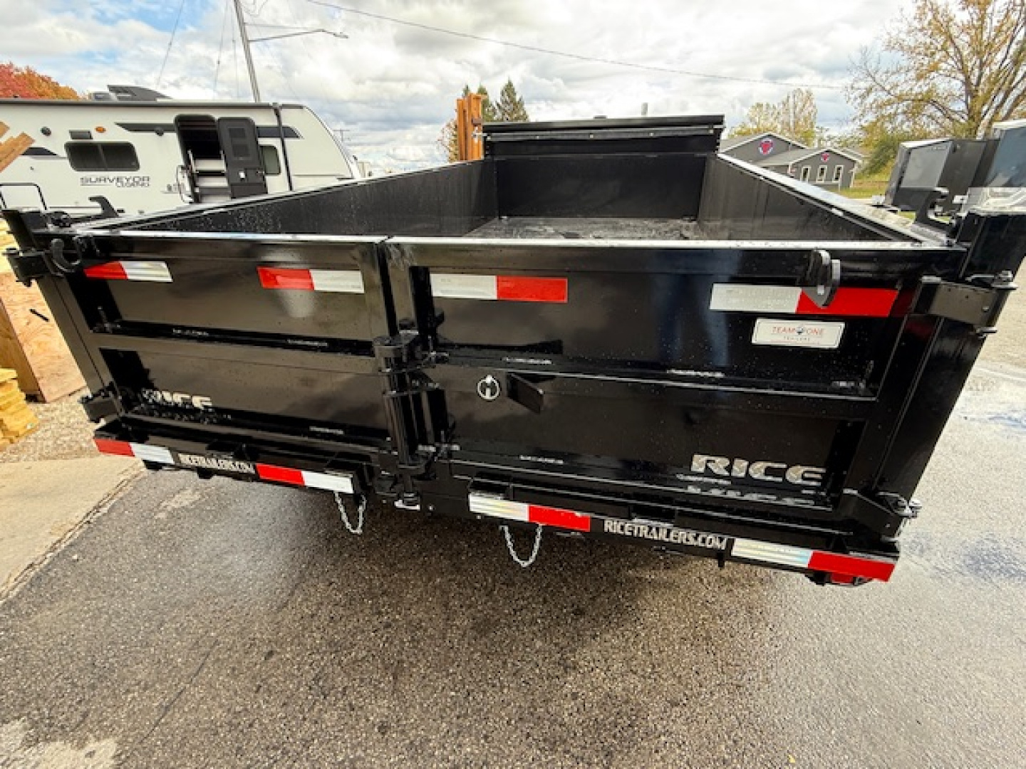 New 2026 Rice Trailers 7X14 Dump Trailer