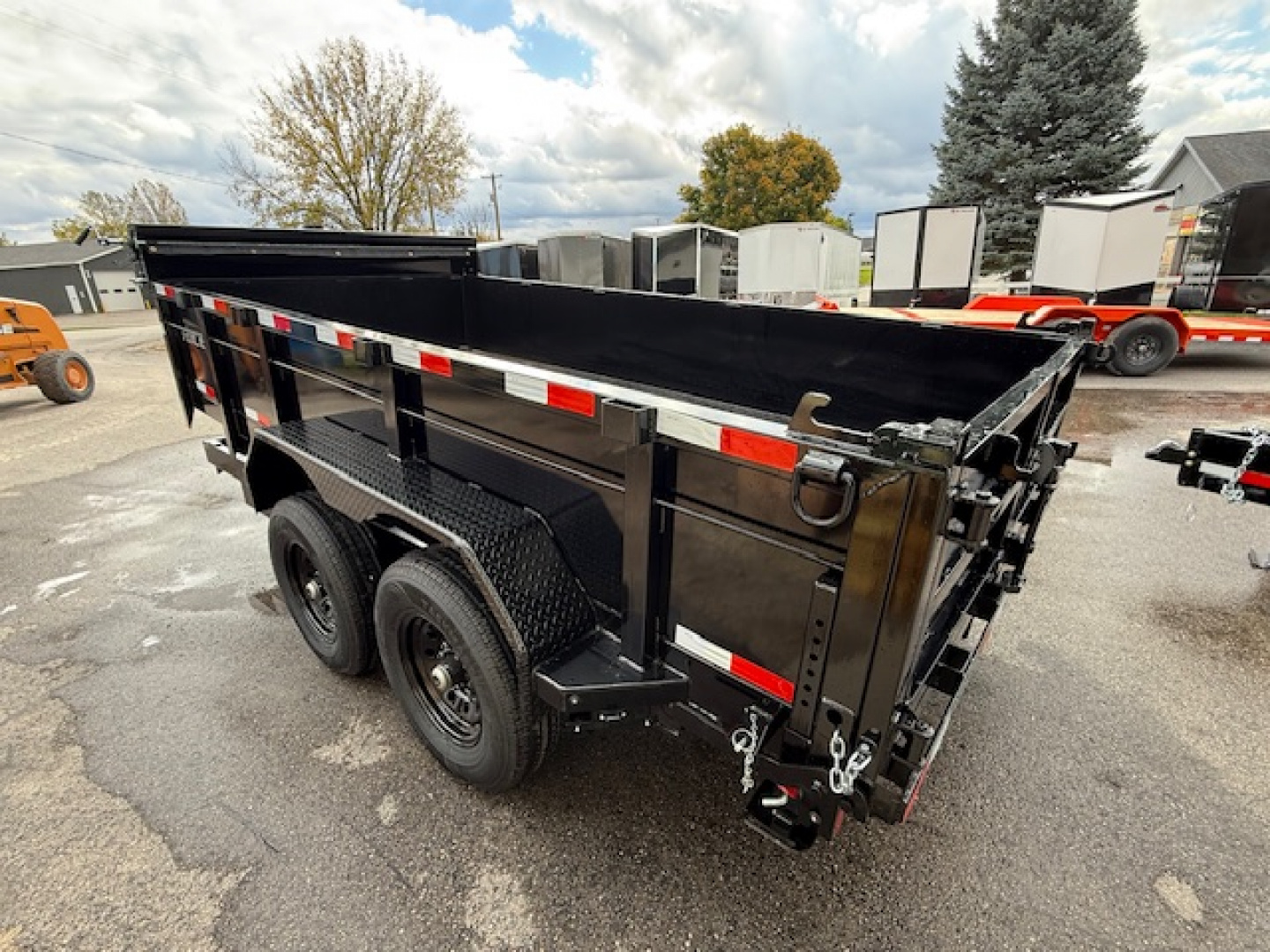 New 2026 Rice Trailers 7X14 Dump Trailer
