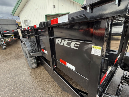 New 2026 Rice Trailers 7X14 Dump Trailer