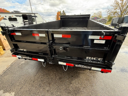 New 2026 Rice Trailers 7X14 Dump Trailer