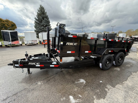 New 2026 Rice Trailers 7X14 Dump Trailer