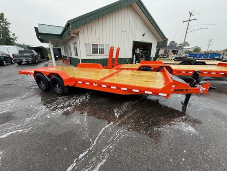 New 2026 Rice Trailers 7X22 SPLIT TILT Equipment Trailer