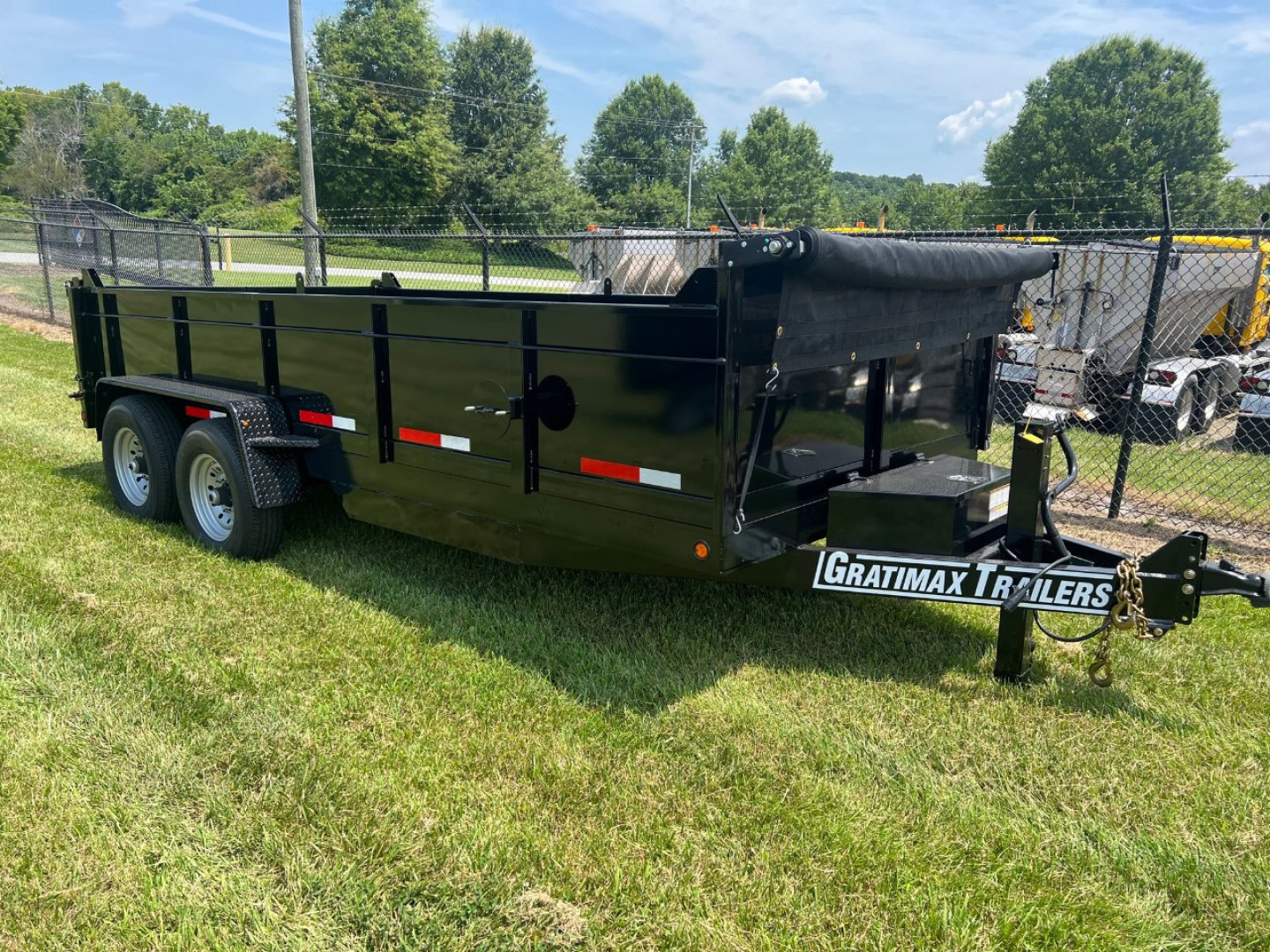 New 2026 Gratimax 7X16 Dump Trailer