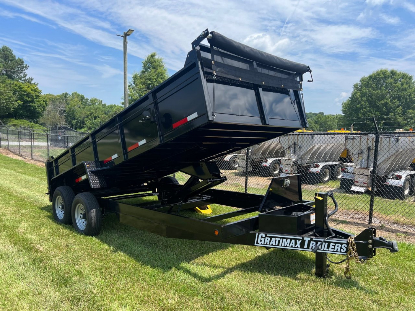 New 2026 Gratimax 7X16 Dump Trailer