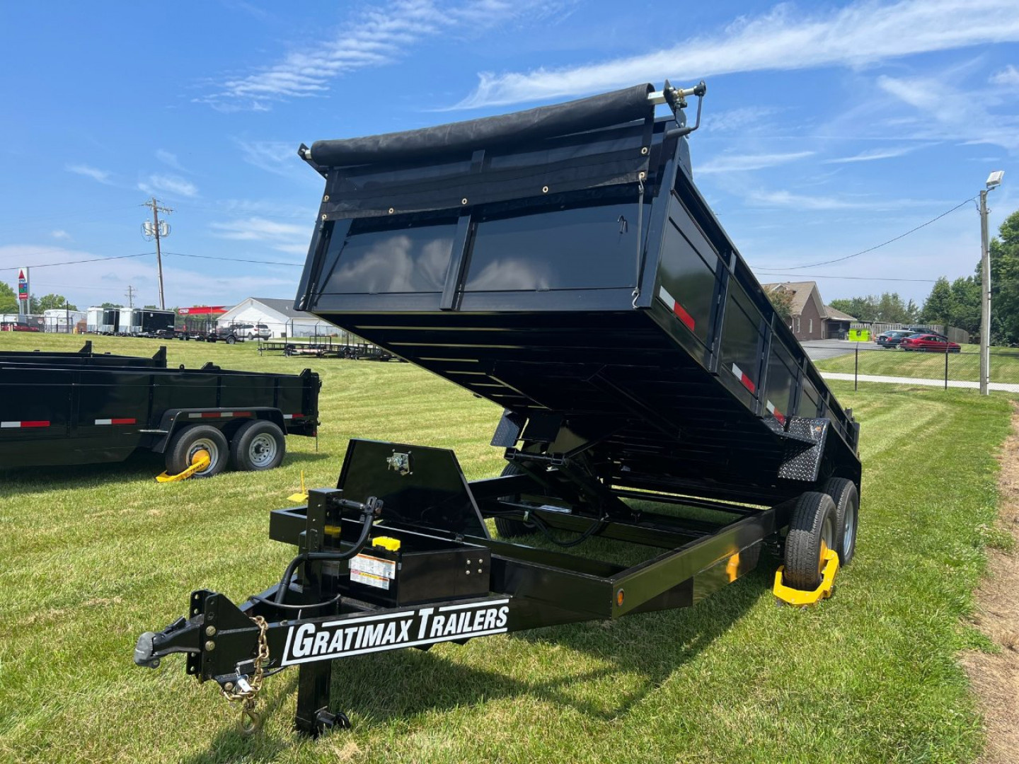 New 2026 Gratimax 7X16 Dump Trailer