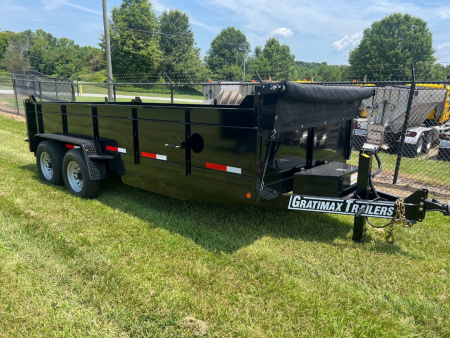 New 2026 Gratimax 7X16 Dump Trailer