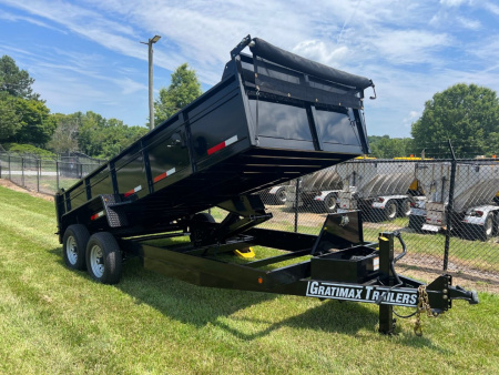 New 2026 Gratimax 7X16 Dump Trailer