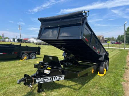 New 2026 Gratimax 7X16 Dump Trailer