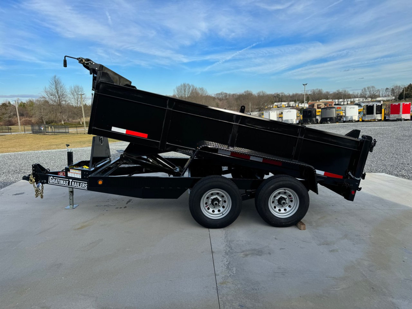 New 2026 Gratimax 6X10 Dump Trailer