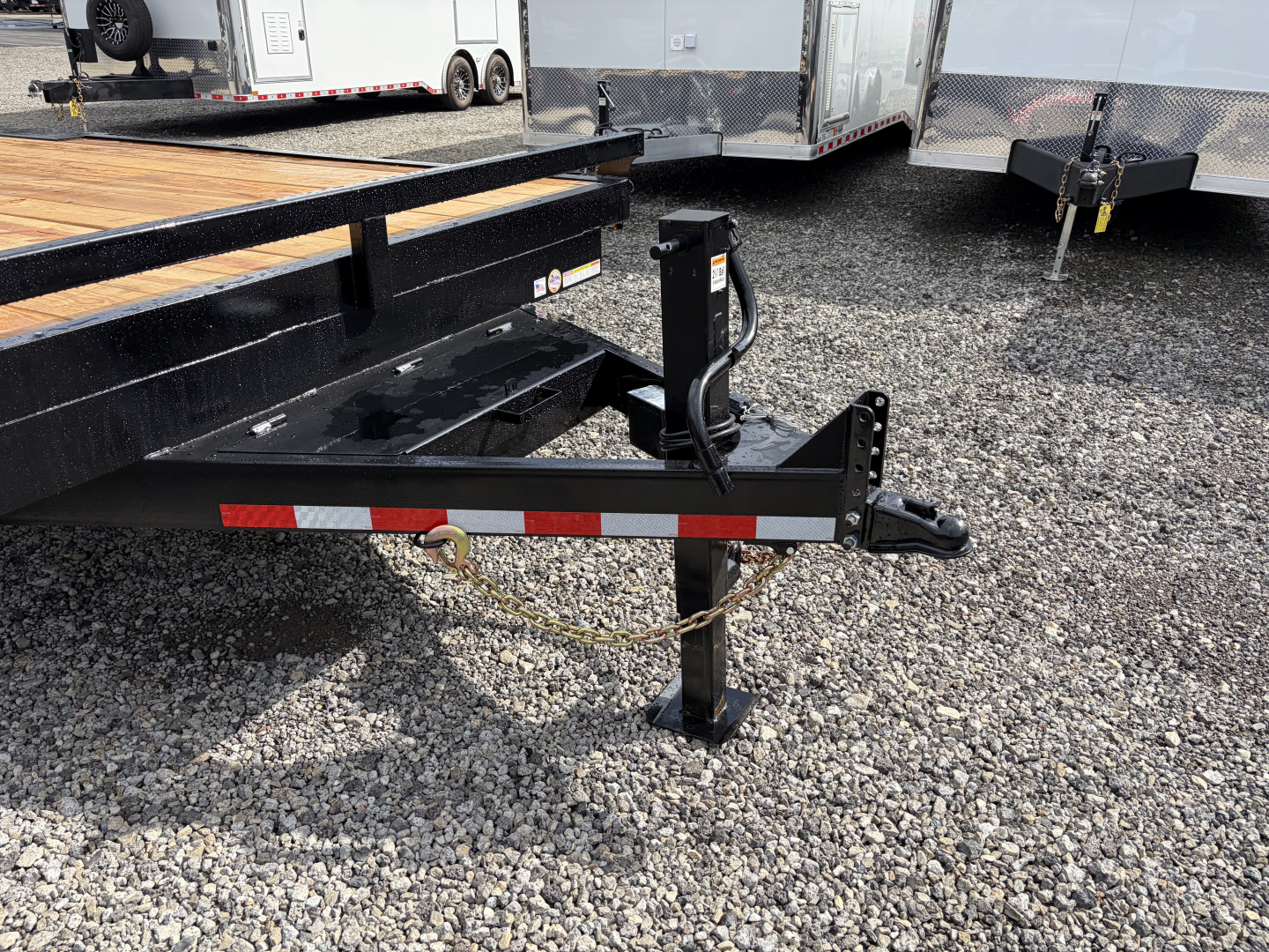 New 2026 Triple Crown 8X20 Heavy Duty Deckover Equipment Trailer, 16K GVWR, 6' Ramps