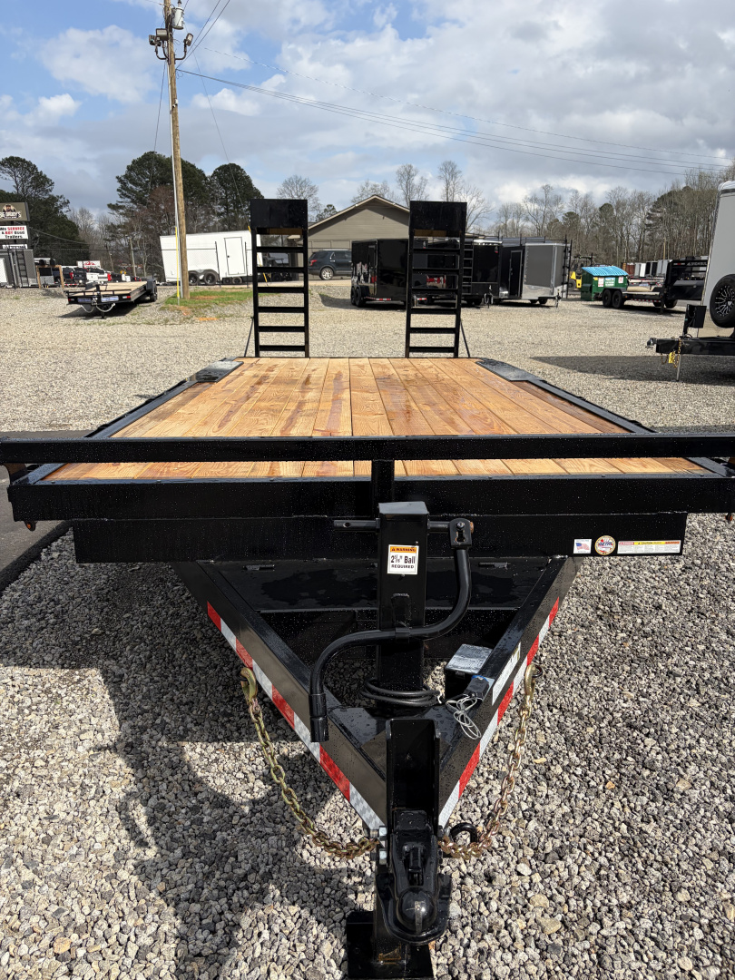 New 2026 Triple Crown 8X20 Heavy Duty Deckover Equipment Trailer, 16K GVWR, 6' Ramps