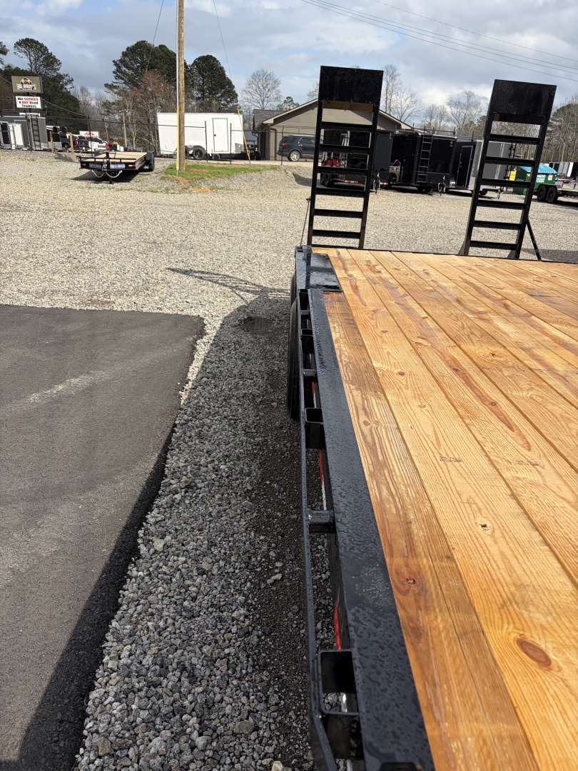 New 2026 Triple Crown 8X20 Heavy Duty Deckover Equipment Trailer, 16K GVWR, 6' Ramps