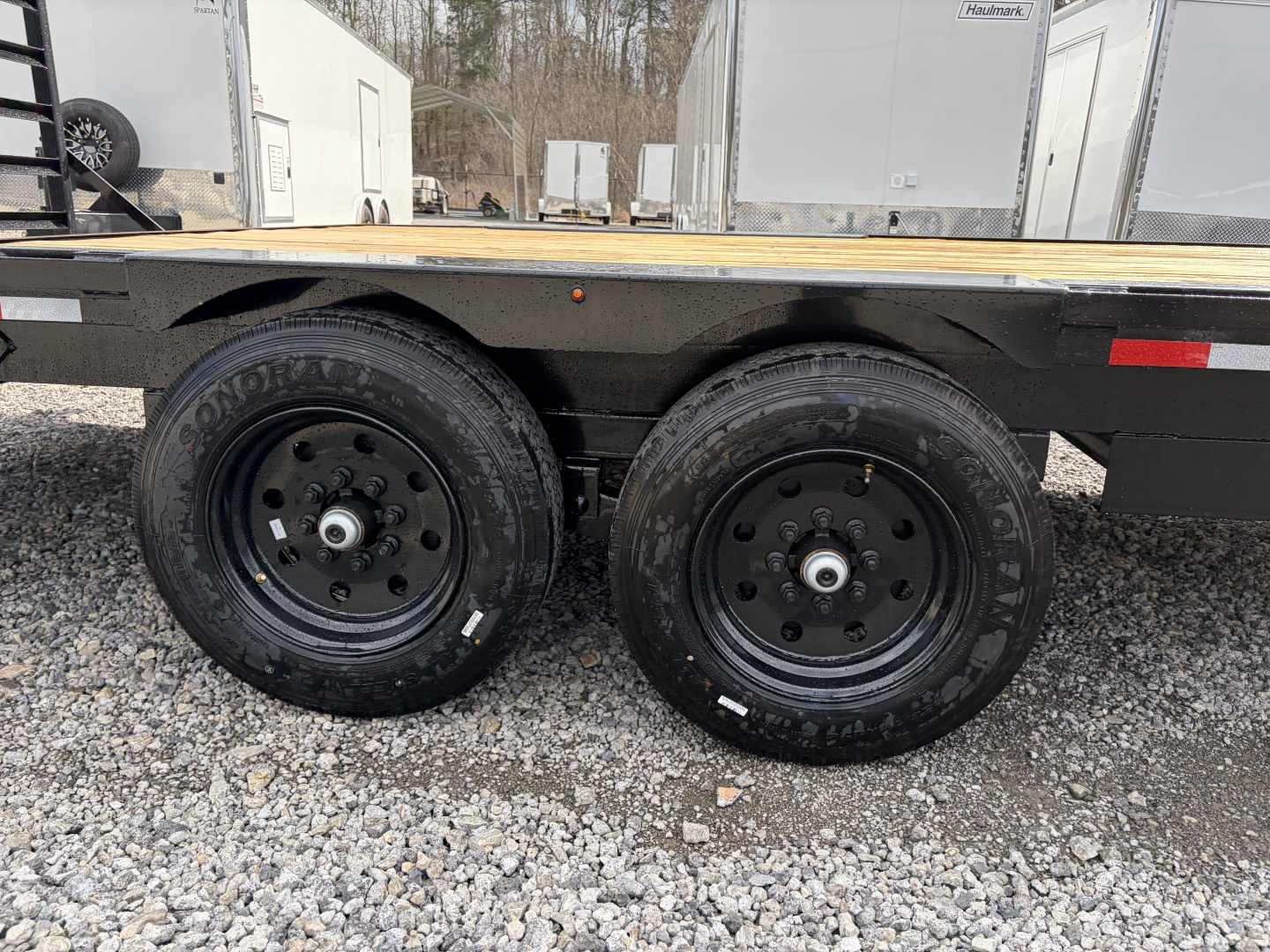 New 2026 Triple Crown 8X20 Heavy Duty Deckover Equipment Trailer, 16K GVWR, 6' Ramps