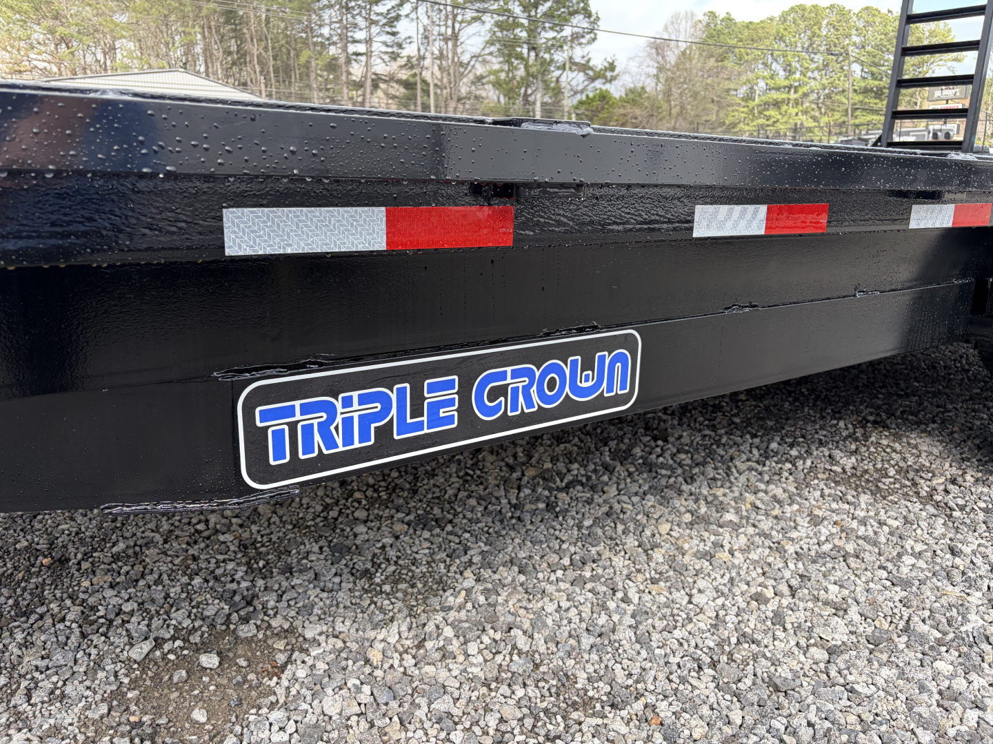 New 2026 Triple Crown 8X20 Heavy Duty Deckover Equipment Trailer, 16K GVWR, 6' Ramps