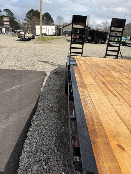 New 2026 Triple Crown 8X20 Heavy Duty Deckover Equipment Trailer, 16K GVWR, 6' Ramps