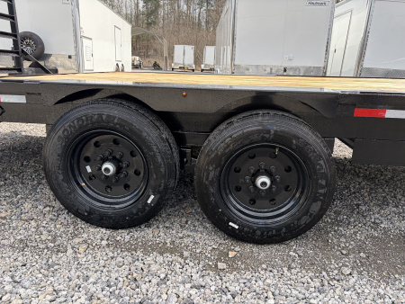 New 2026 Triple Crown 8X20 Heavy Duty Deckover Equipment Trailer, 16K GVWR, 6' Ramps