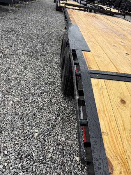 New 2026 Triple Crown 8X20 Heavy Duty Deckover Equipment Trailer, 16K GVWR, 6' Ramps