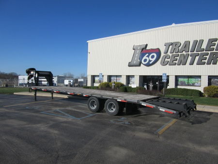Used 2019 Legend Trailers 8.5 x 20+5 TD32 Deckover Trailer 20K / Spare Tire