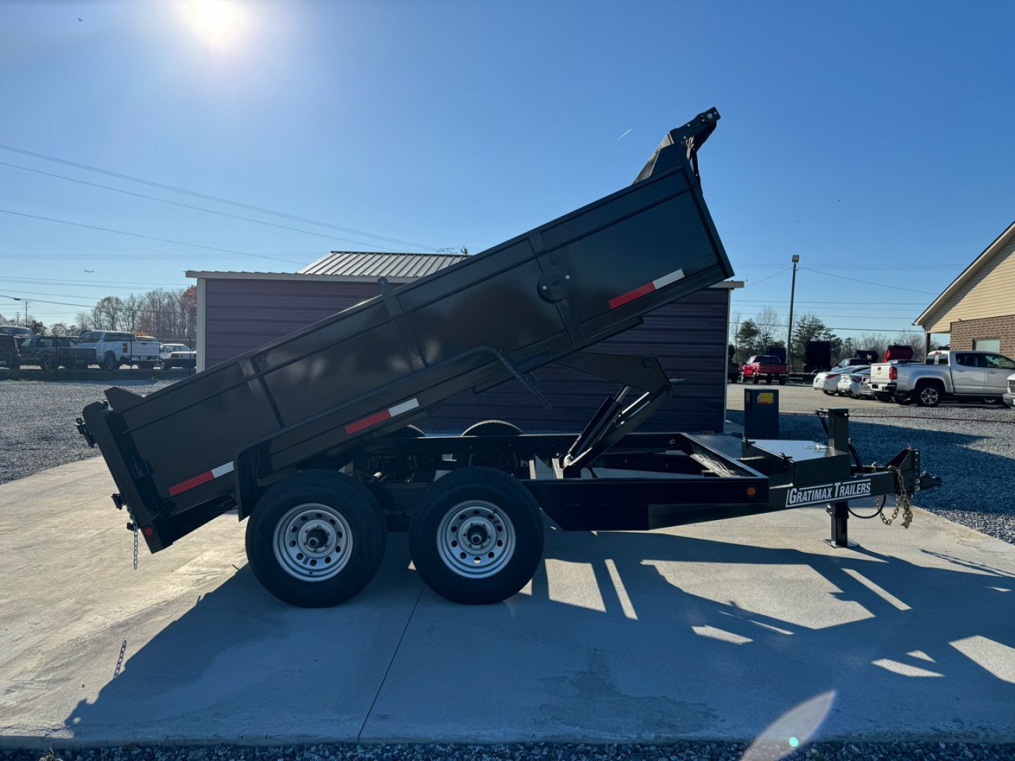New 2026 Gratimax 7X12 Dump Trailer
