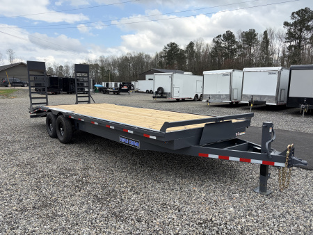 New 2026 Triple Crown Trailers 8.5x24 Heavy Duty Deckover Equipment Trailer, 14K GVWR