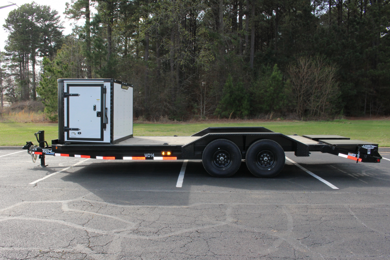 New 2026 Top Hat HYBRID 22'X102" Wide Drive Over Fender Hauler 14k Equipment Trailer