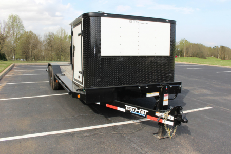 New 2026 Top Hat HYBRID 22'X102" Wide Drive Over Fender Hauler 14k Equipment Trailer
