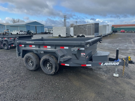 New 2026 LAMAR TRAILERS 60  x 10' DS25 Tandem Axle 10K Dump Trailer 18  SIDES