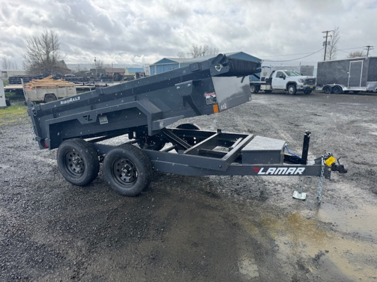New 2026 LAMAR TRAILERS 60" x 10' DS23 Tandem Axle 7K Dump Trailer 18"SIDES